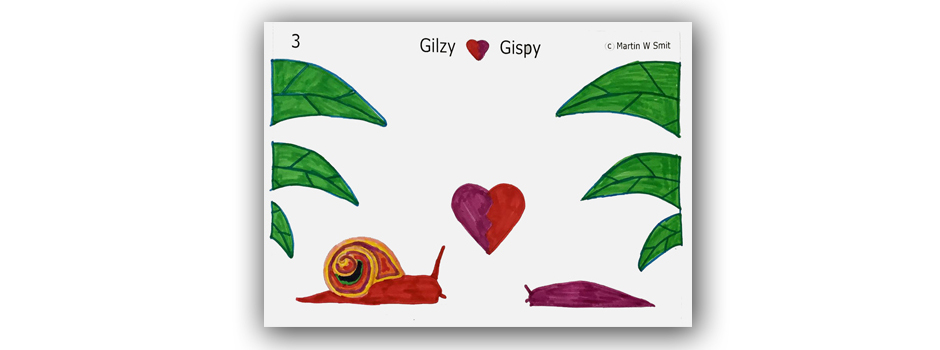 Gilzy and Gispy Coloring Pages